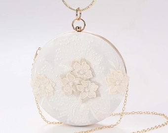 Embroidery Wedding Vintage clutches Evening bag Floral Bridal Purse Bridal Bag Clutch Wedding Bridal Gift Wedding Dress bag