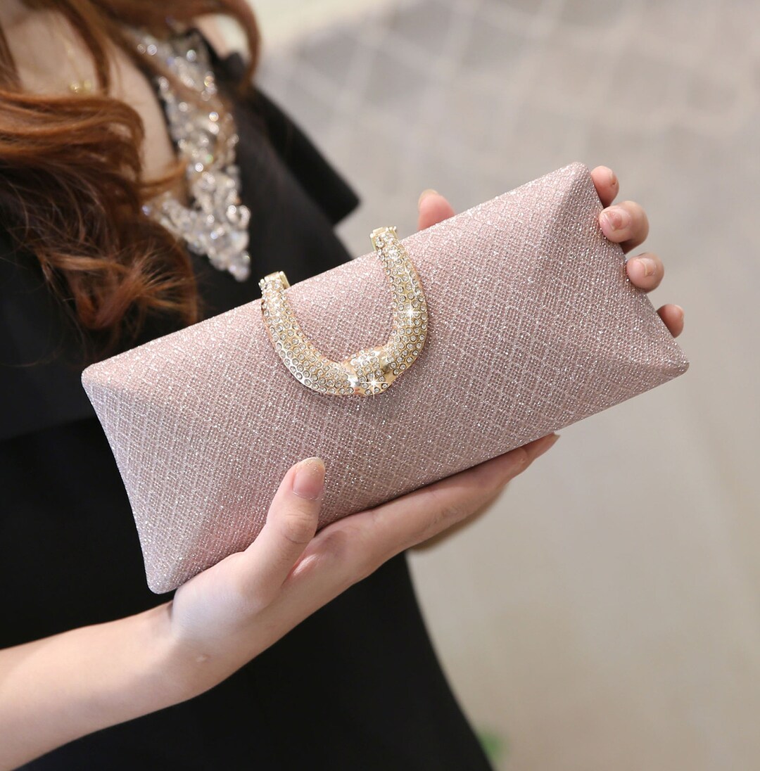 Gold Fashion Wedding Clutches & Evening Bags Banquet Bridal Wedding