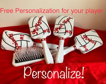 Volleyball Brush-personalized with name and #