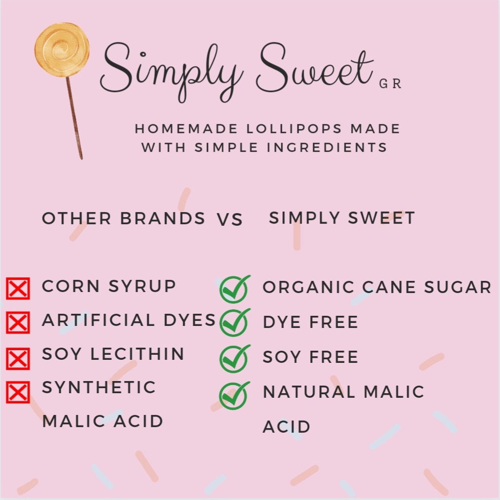 Toasty Marshmallow Homemade Vegan Dyefree Lollipops / Hard Etsy