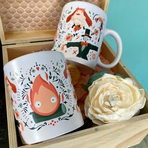 Mug Calcifer Ghibli le château ambulant - Etsy France