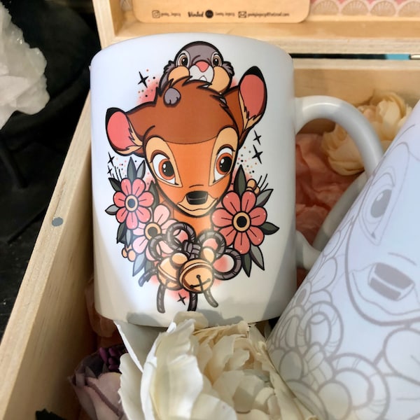 Mug Bambi et Panpan disney. Vendu à l’unité.