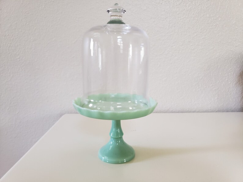 Jadeite Cupcake Stand & Lid Pioneer Woman Jadeite Pedestal Cupcake Cake