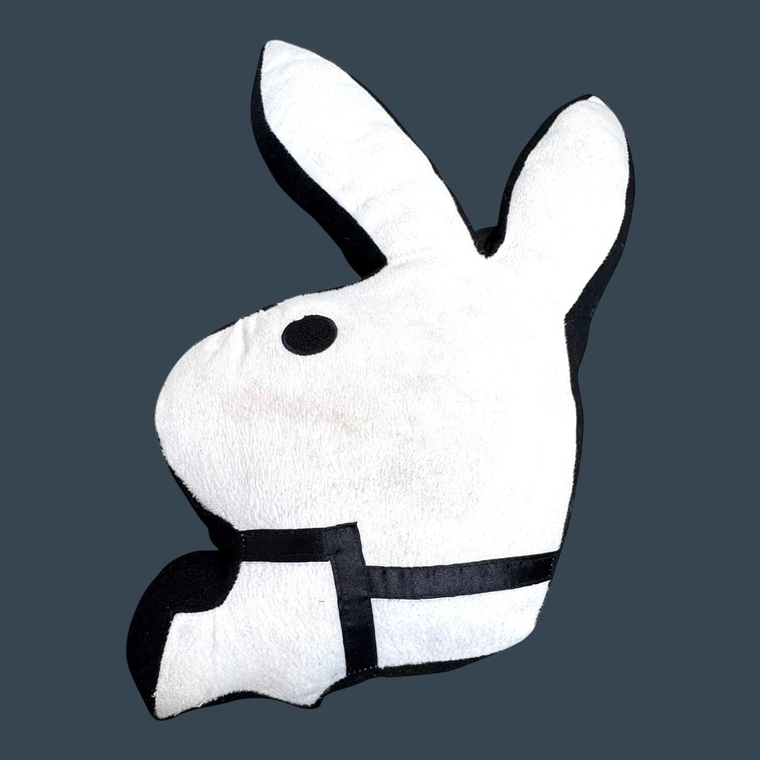 Peluche LAPIN PLAYBOY Rose – Taille 23 Cm – Occasion, Parfait Pour Les Collectionneurs