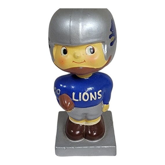 Vintage 1960s Detroit Lions Bobble Head Nodder Japan NFL Etsy