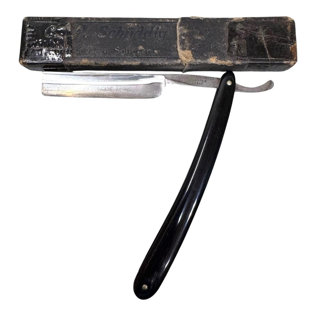 Vintage Solingen Straight Razor Premium Shaving Tool Collectors ...