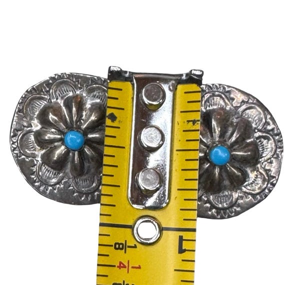 Native American Sterling Silver Navajo Handmade C… - image 4