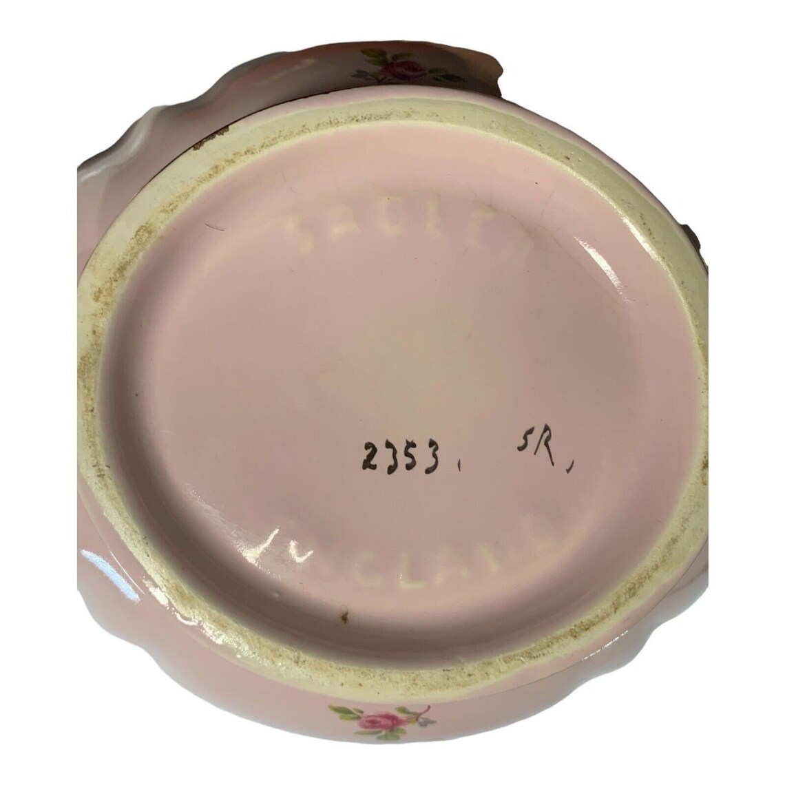 Vintage Sadler Pale Pink Chintz Teapot Roses 2353 Gold Trim Etsy