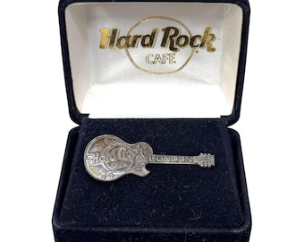 NUEVO Pin de guitarra Les Paul vintage de 1994, plata de ley, estilo Hard Rock Cafe de Londres