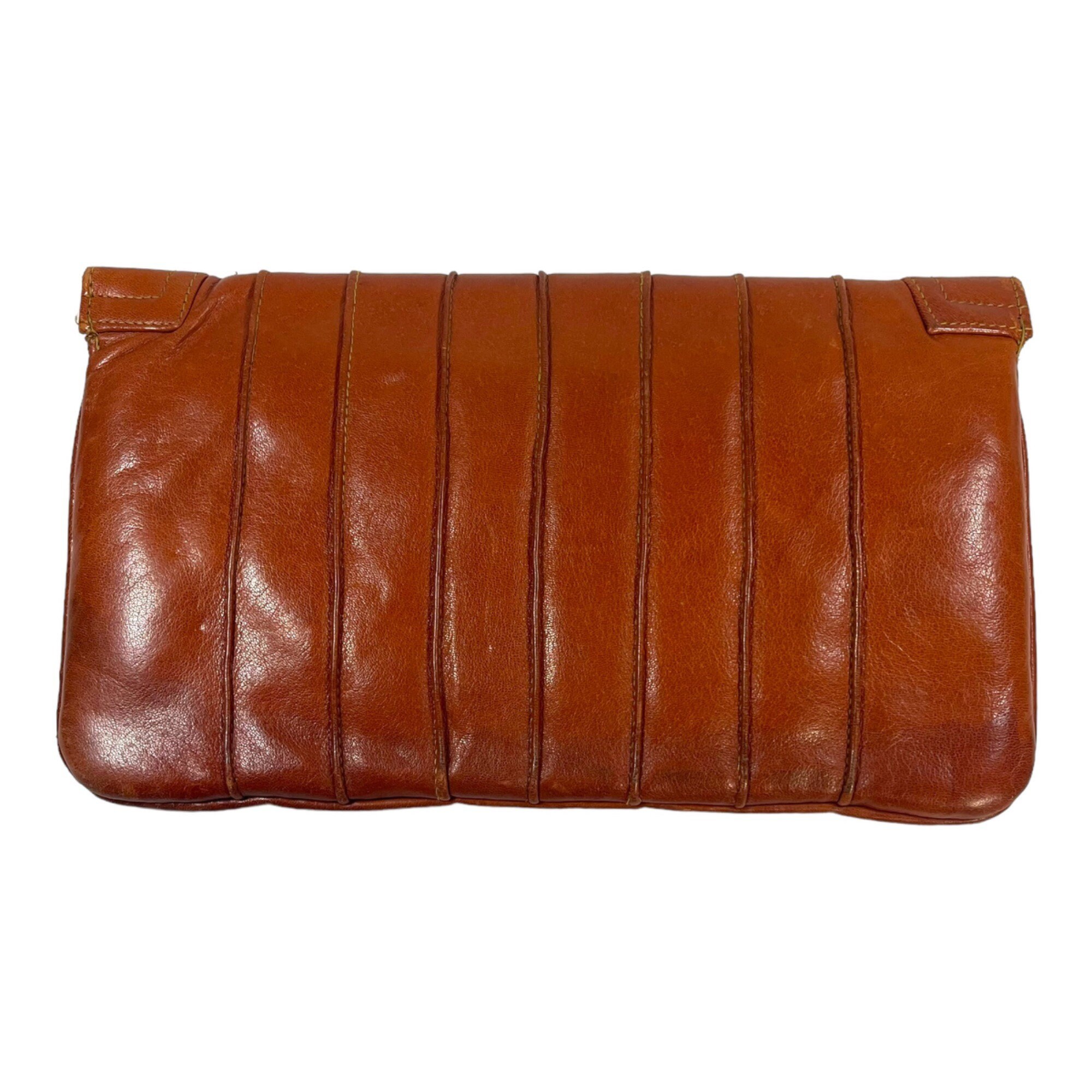 Borsa Originale Pelle D'anguilla Vintage. Made In Korea