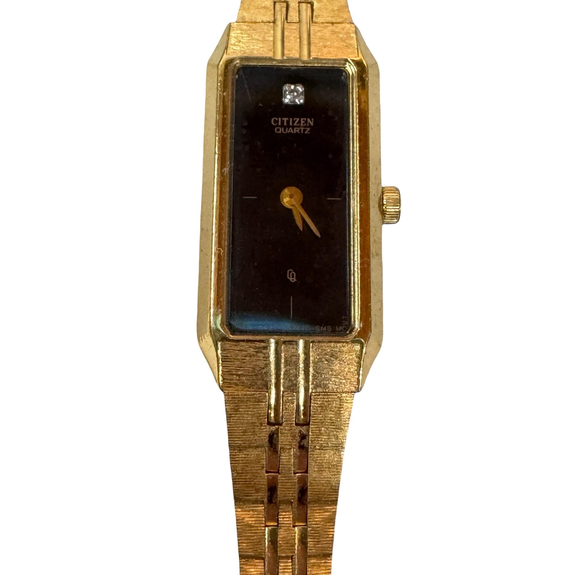 Vintage Citizen Watch with Diamond Face | Working Condition Vintage Citizen F51402 Diamond Flake, 1966 | Marcels Watch main image 2