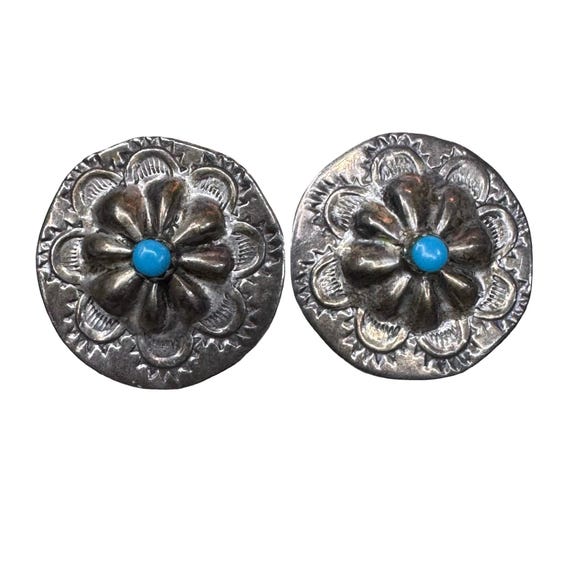 Native American Sterling Silver Navajo Handmade C… - image 1