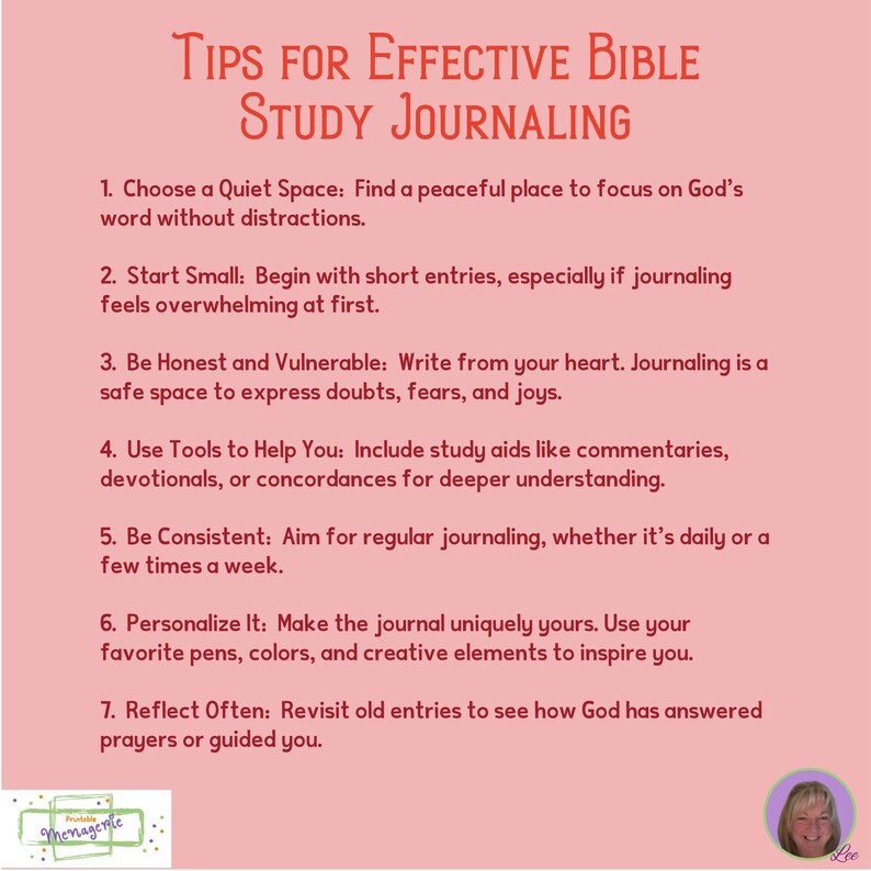 Devote Study Devoted Contemplation - A Daily Bible Study Journal - INSTANT DOWNLOAD ...