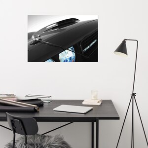 Black Dodge Challenger Scat Pack Print
