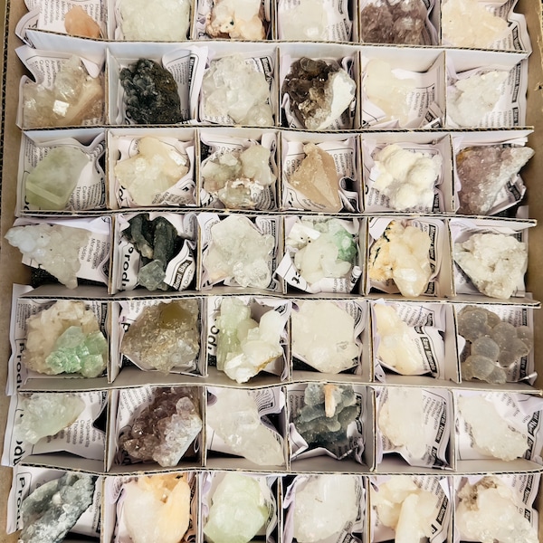 Mineral and crystal specimen collection | 54 High Quality specimens