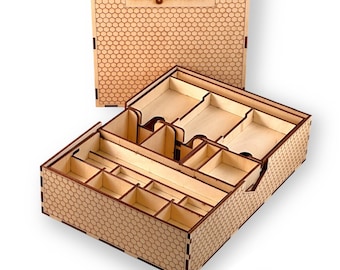 Coffret de Tri Big Box. 3mm, 1/8inch (3.175mm), 3.6mm, 4mm, 4.5mm, 5 mm. Laser cut files: CDR, SVG, PDF. Digital product.