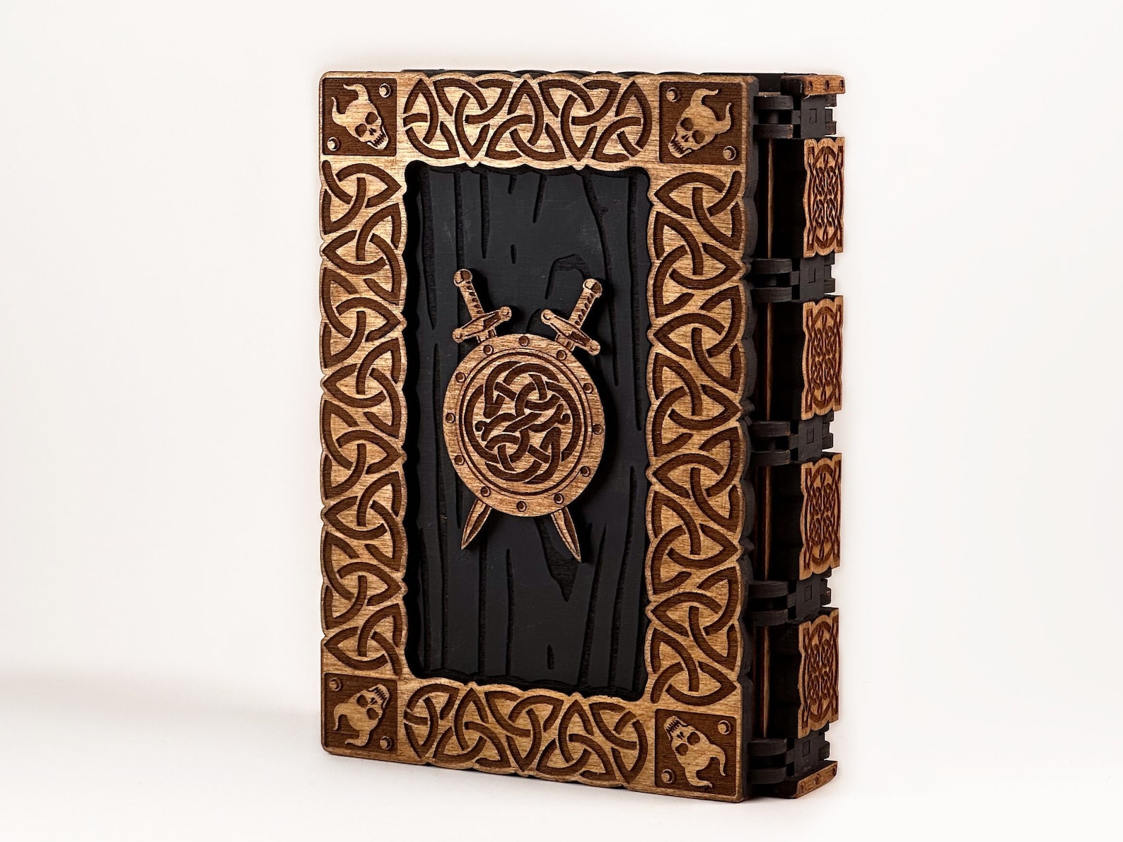 Viking Book Box Plan. 3mm, 1/8 Inch (3.175mm), 3.6mm, 4mm, 4.5mm. Laser ...