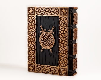 Viking Book Box Plan. 3mm, 1/8 inch (3.175mm), 3.6mm, 4mm, 4.5mm. Laser cut files AI, PDF, CDR. Digital product