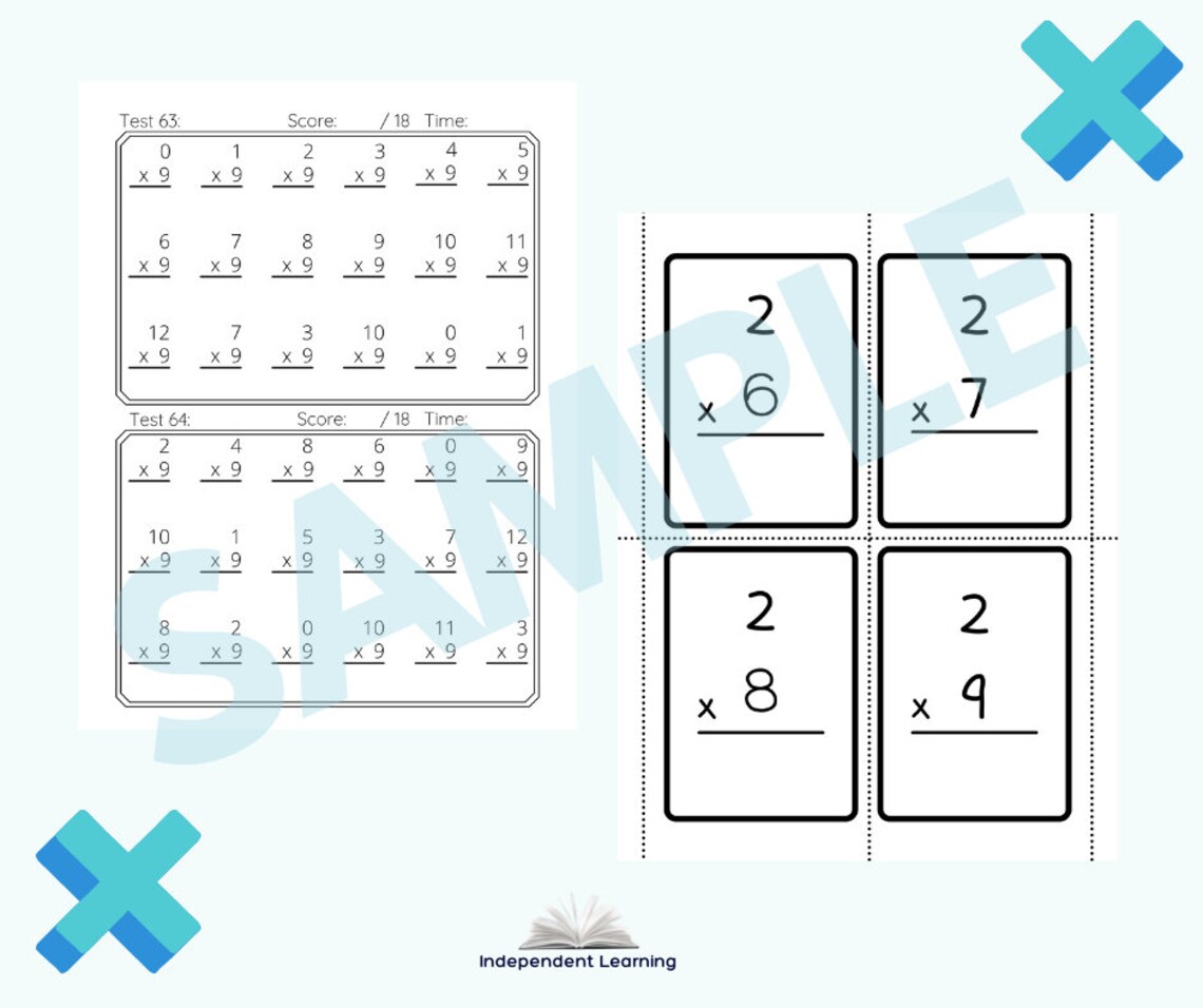 Multiplication Facts Multiplication Drills Multiplication Timed Tests ...