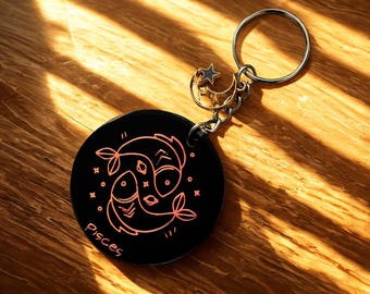 Llavero del signo zodiacal Piscis