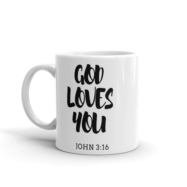 Tasse "God loves you"