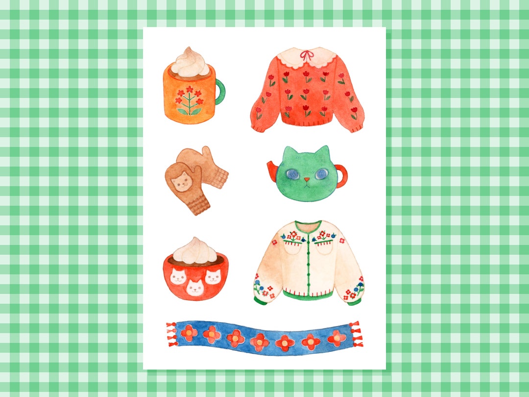 Cozy Home Sticker Set Etsy
