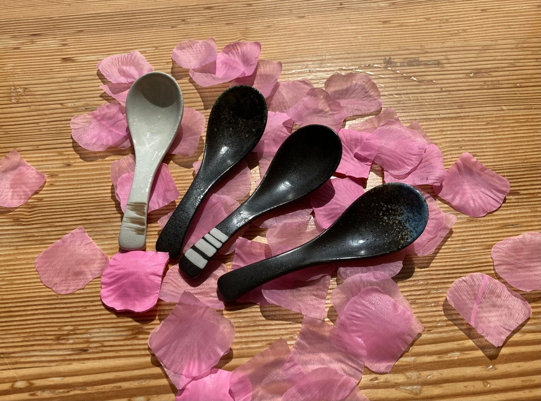 Ceramic Soup Spoons Authentic Soup Spoons Rice Spoon Etsy