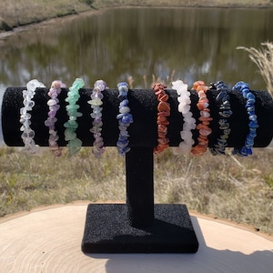 Natural Crystal Chip Bracelet | Crystal Stretchy Chip Bracelet | Healing Crystal Chip Bracelet | Gemstone Chip Bracelet | Gift Bracelets
