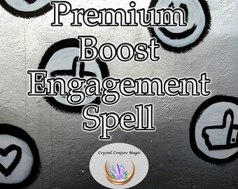 Premium Boost Engagement Spell - increase engagement levels, ensuring each post receives the attention it deserves