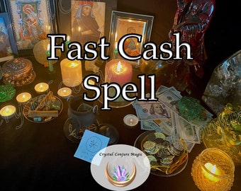 Fast Cash Spell - Powerful Money Spell for Money Manifestation, Command Wealth and Find Financial Success