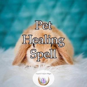 Pet Healing Spell - help your pet feel more comfortable, and content and restore their playful spirit