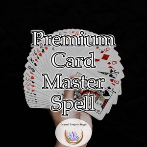 Premium Card Master Spell - Photo Proof, Tarot Reading, Improve Your Card Game Skills, Sharpen Intuition, Find Renewed Passion in Card Games