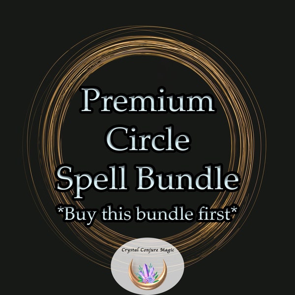 Paquete de hechizos circulares premium: los cinco hechizos para iniciar cualquier magia: ¡protégete primero!