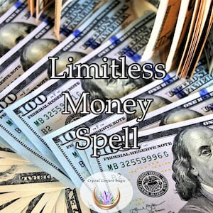 Limitless Money Spell - Good Fortune Spell to Unlock Limitless Potential, Find Riches, Financial Success, and Manifest Money
