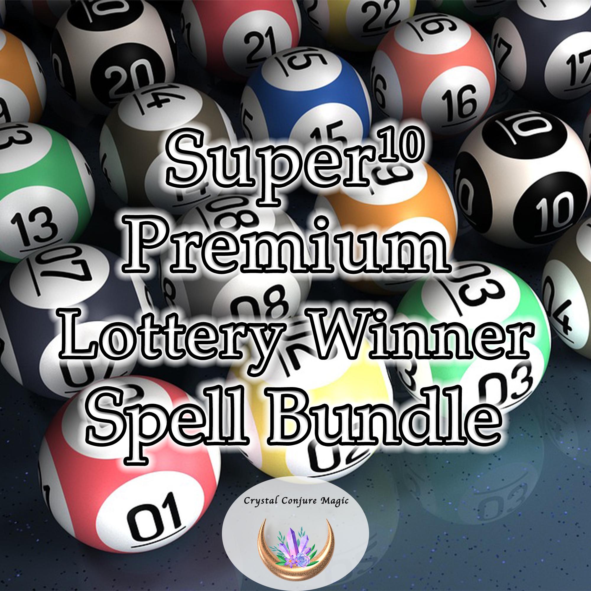 Super 10 Premium Lottery Winner Spell Bundle - maximum magic to help find the winning ticket to that elusive lottery win you so deserve.