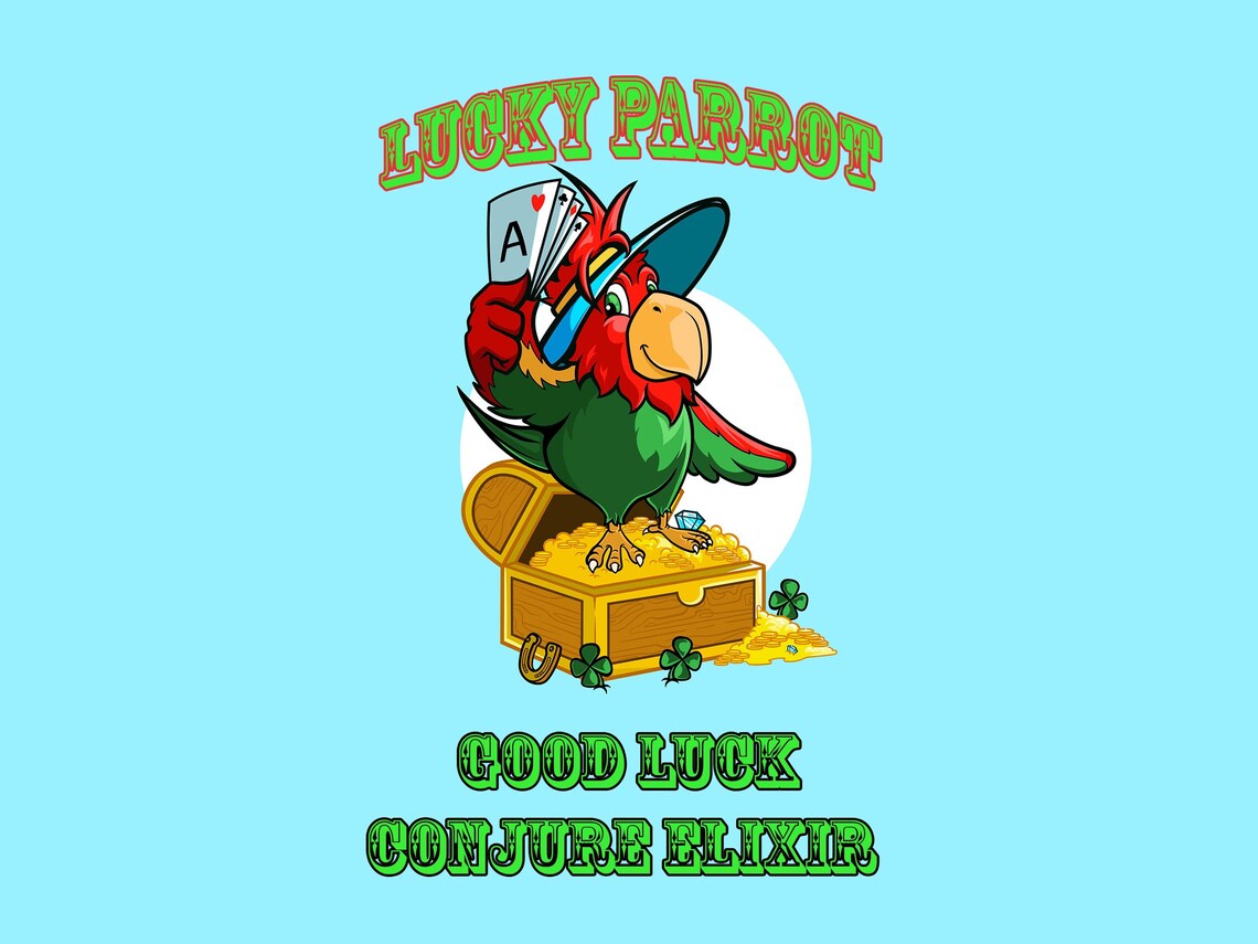 Good Luck Elixir Lucky Parrot When You Need all the Etsy