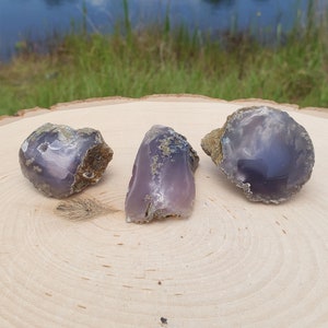 Polished Blue Chalcedony Window | Different Sizes