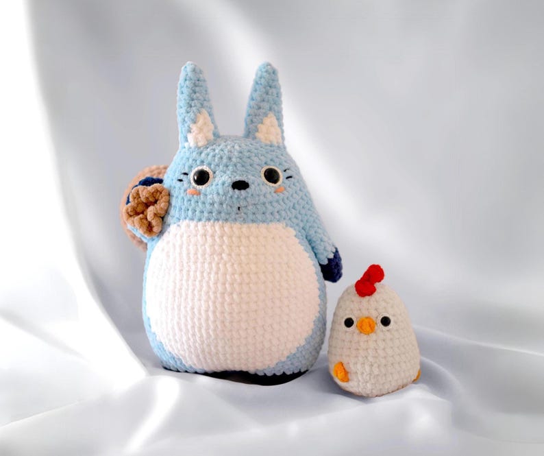 The Fox and the Hen Crochet Pattern - PDF Tutorial image 1