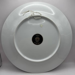 Vintage vägghängd porslinstallrik VERSACE Rosenthal Le Roi Soleil. Tyskland. 3489 bild 3