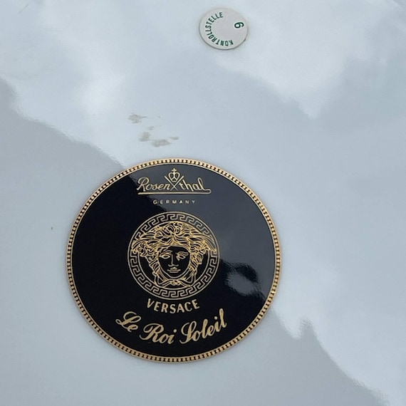 ヴィンテージの壁掛け磁器プレート VERSACE Rosenthal Le Roi Soleil