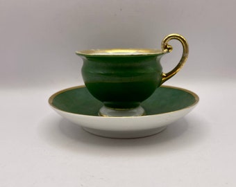 Antique coffee cup with saucer by Furstenberg. Germany. 1527