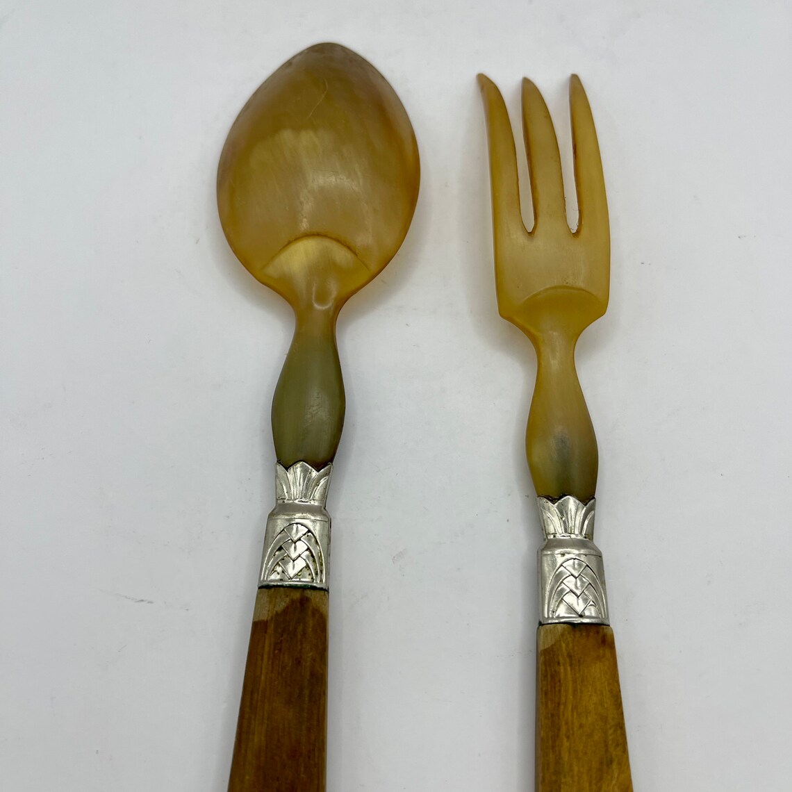 Vintage Salad Servers Set/ Salad Serving Utensils 2 Pcs. Etsy