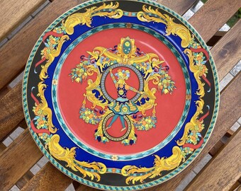 ヴィンテージの壁掛け磁器プレート VERSACE Rosenthal Le Roi Soleil