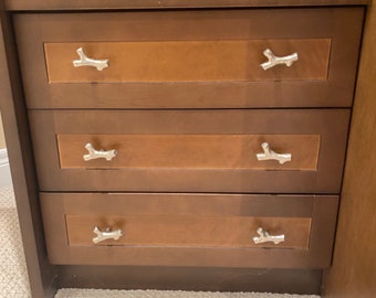 Branch, Leaf, Antler - Elegant Designer Metal Drawer Pulls