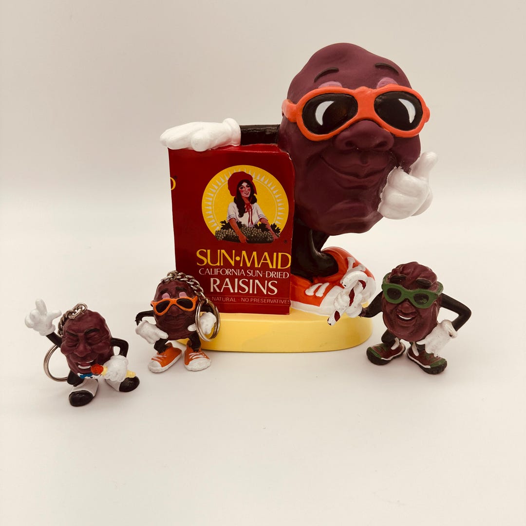 Retro 80's California Raisin Starter Pack Pick What You Want unique ...