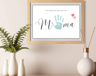 Mother's Day Digital Template Gift Download personalized CANVA