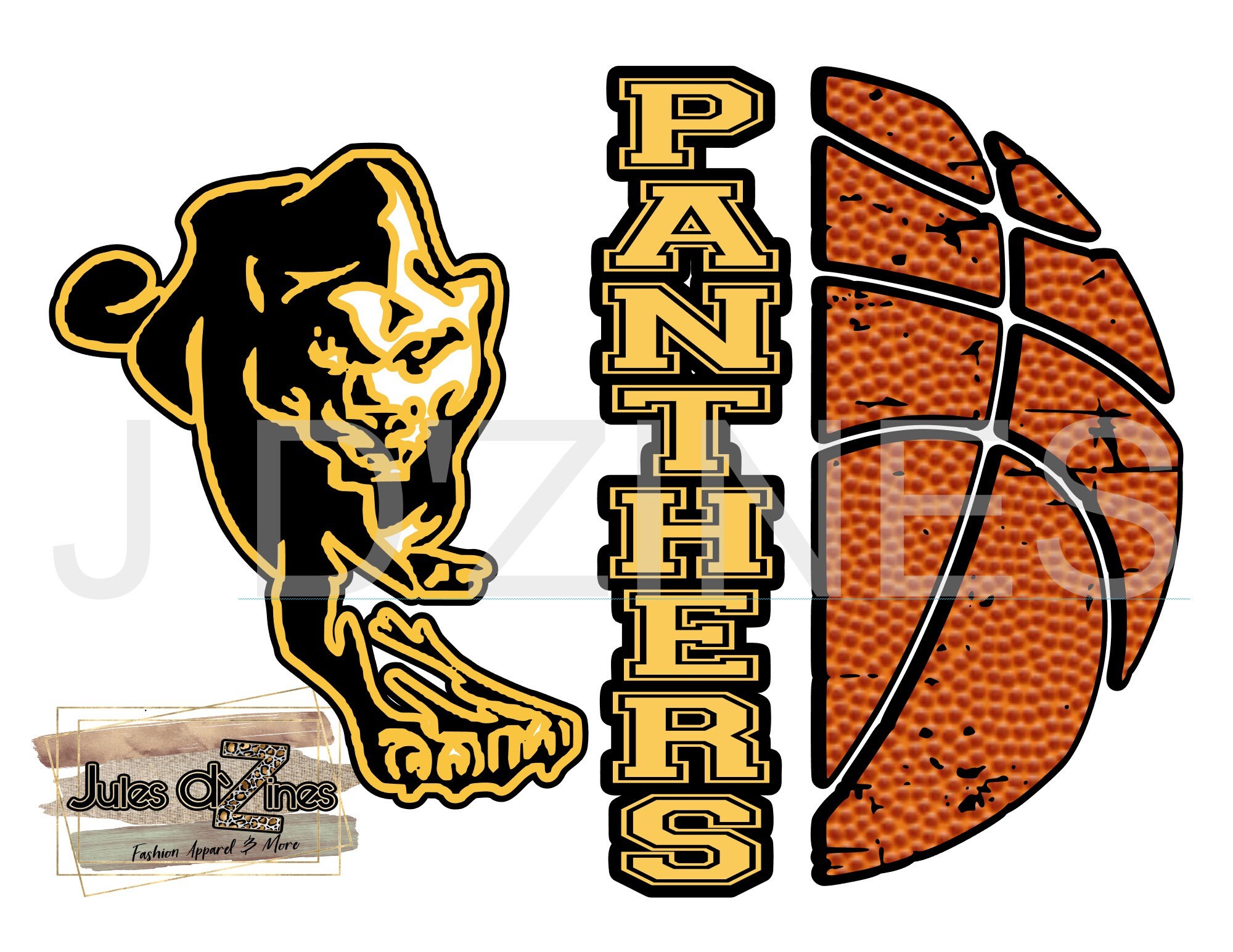Anahuac Panthers Basketball PNG Sublimation Digital Download Etsy