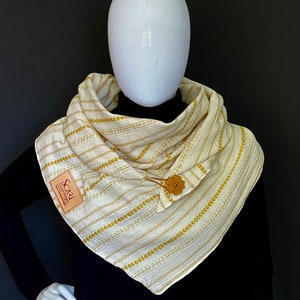 Wrap scarf,  Double gauze wrapping scarf, Mothers day gift, Gift for her, Summer wrap scarf, Button scarf, Triangular scarf for women