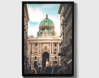 Vienna Travel Poster | Architectural Cityscape Art Print