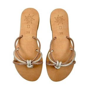 Strappy thongs, rhinestone sandals, wedding sandals, brown strappy sandals, black thongs leather flat sandals, soft rhinestone thongs brown